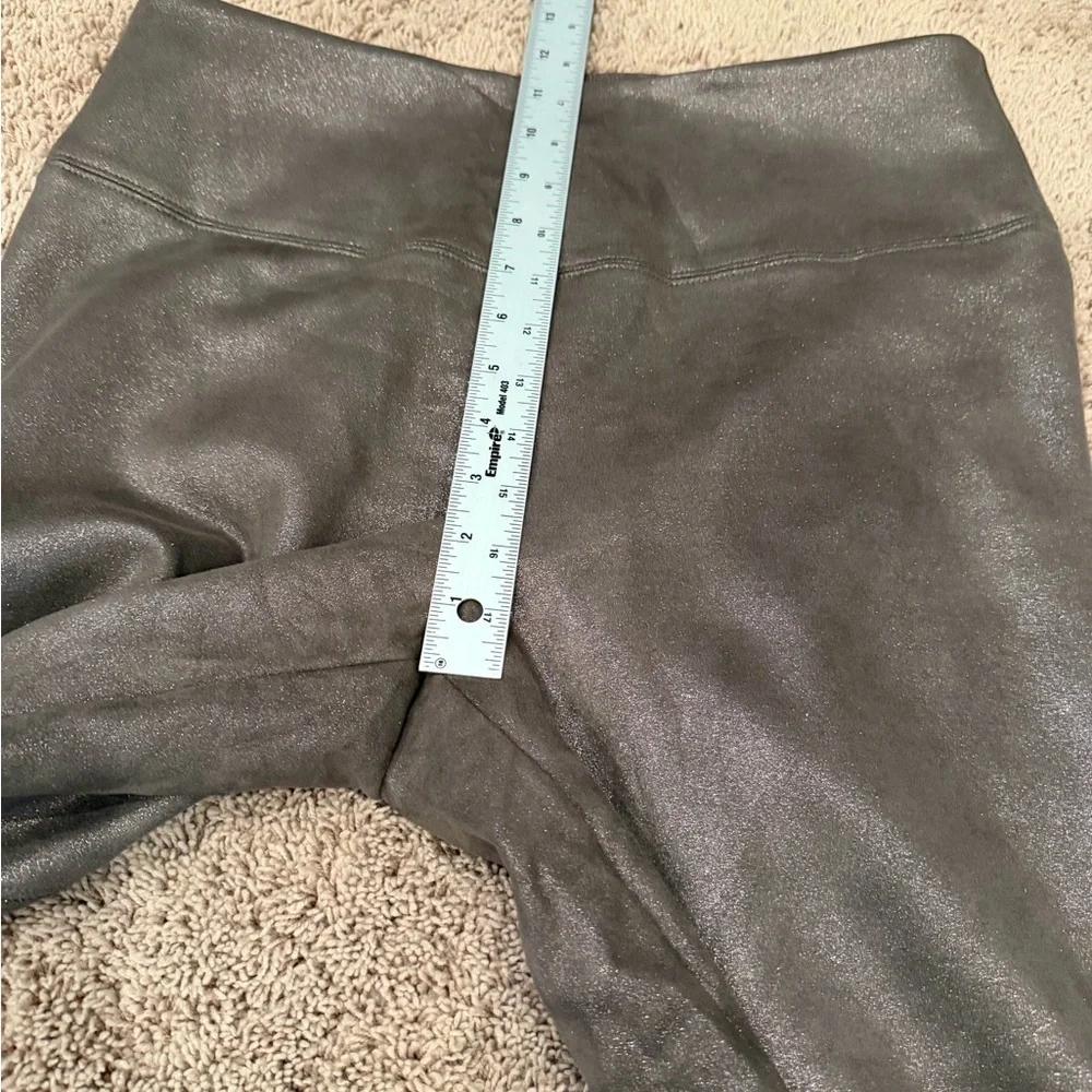 14 Whbm White House Black Market Metallic shimmer bronze runway leggings
